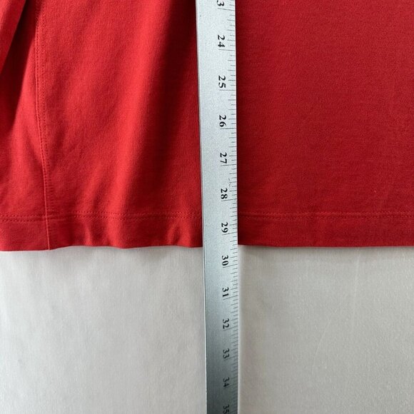 Tommy Bahama Shirt Mens Size S Pima Cotton Modal Polo 1/4 Zip Long Sleeve Red - Picture 10 of 10
